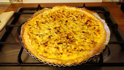 ポロねぎのキッシュ