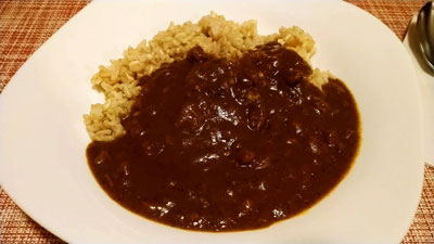MUJIのポークキーマカレー