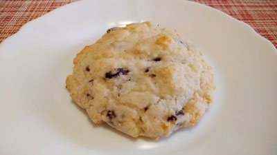 レーズンのホットビスケット