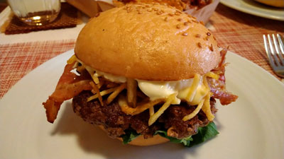 スイスバーガー（グルテンフリーバージョン）