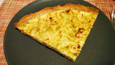 ポロネギのキッシュ4分の1