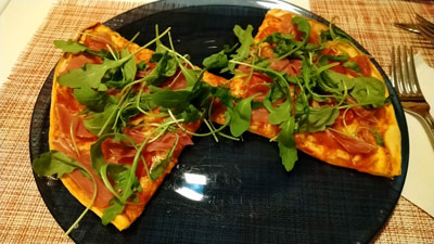 グルテンフリーのピザ