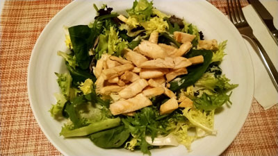 いつもの鶏サラダ