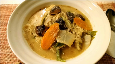 ごま味噌豆乳鍋