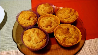 米粉ヨーグルトマフィン