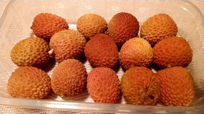 マダガスカル産のライチ