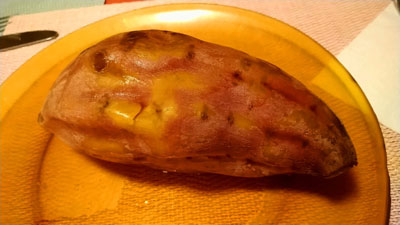 スイートポテトの焼き芋