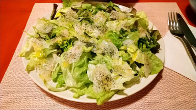 スモークタラのサラダ