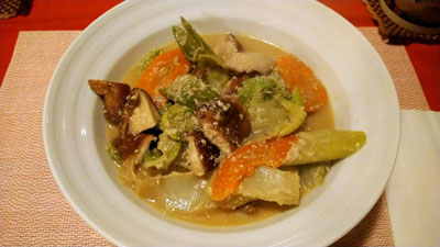 ごま味噌豆乳鍋