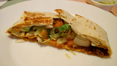 クランチラップ半分