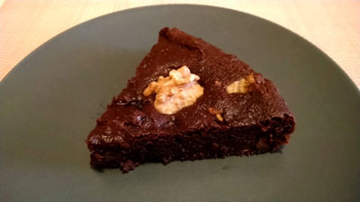 自作のブラウニー